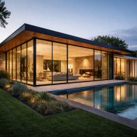 Fasady szklane do domów – koszty, estetyka i energooszczędność w nowoczesnym budownictwie 2 Fasady szklane do domów – koszty, estetyka i energooszczędność w nowoczesnym budownictwie