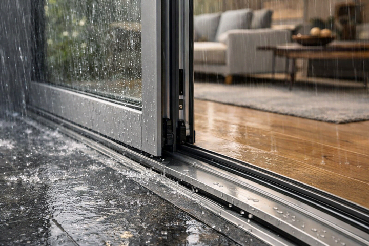 Wodoszczelność okien i drzwi przesuwnych – 7 kluczowych klas